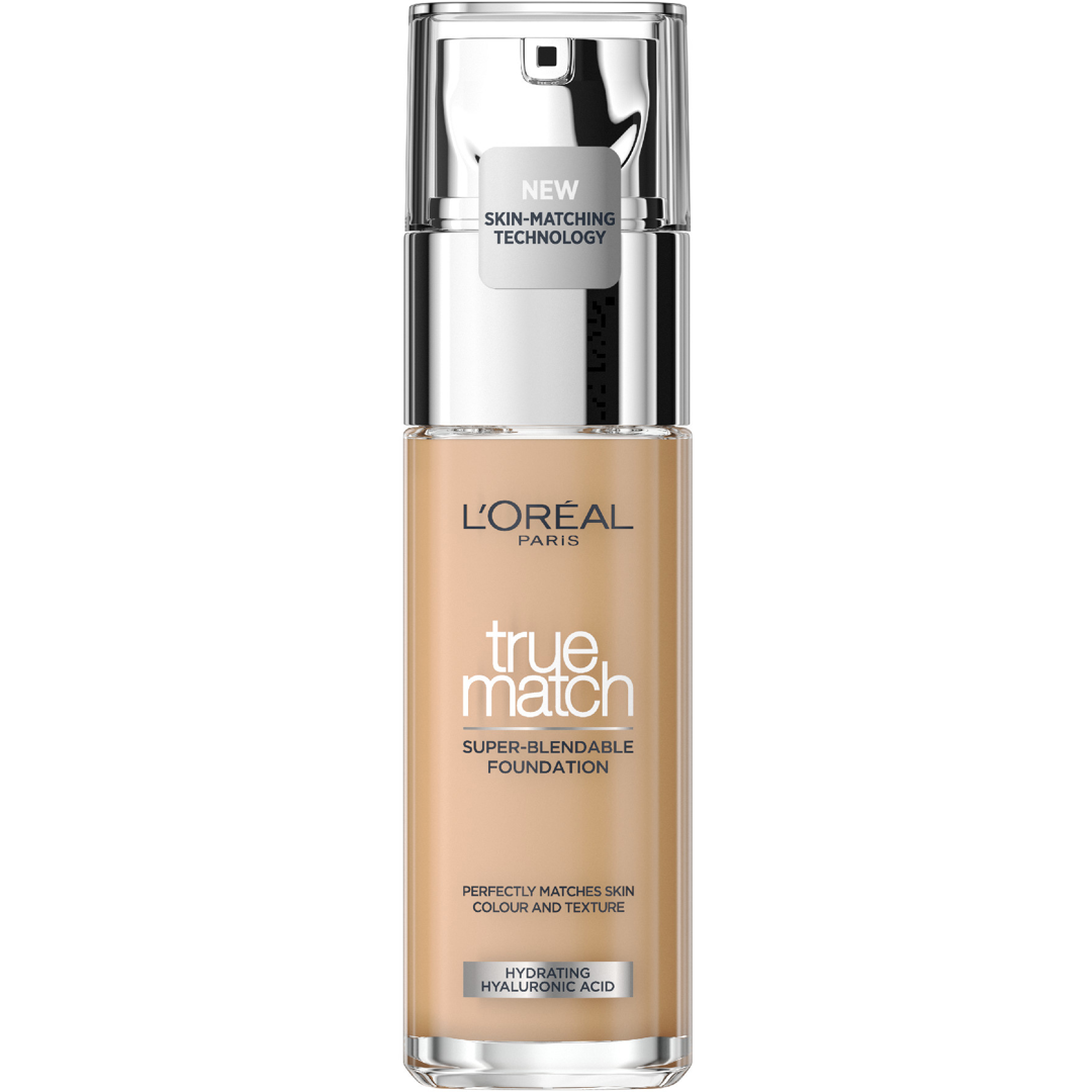 L'Oréal Paris True Match Foundation 30ml, 3.R Beige Rose/Rose Beige, Meikkivoide