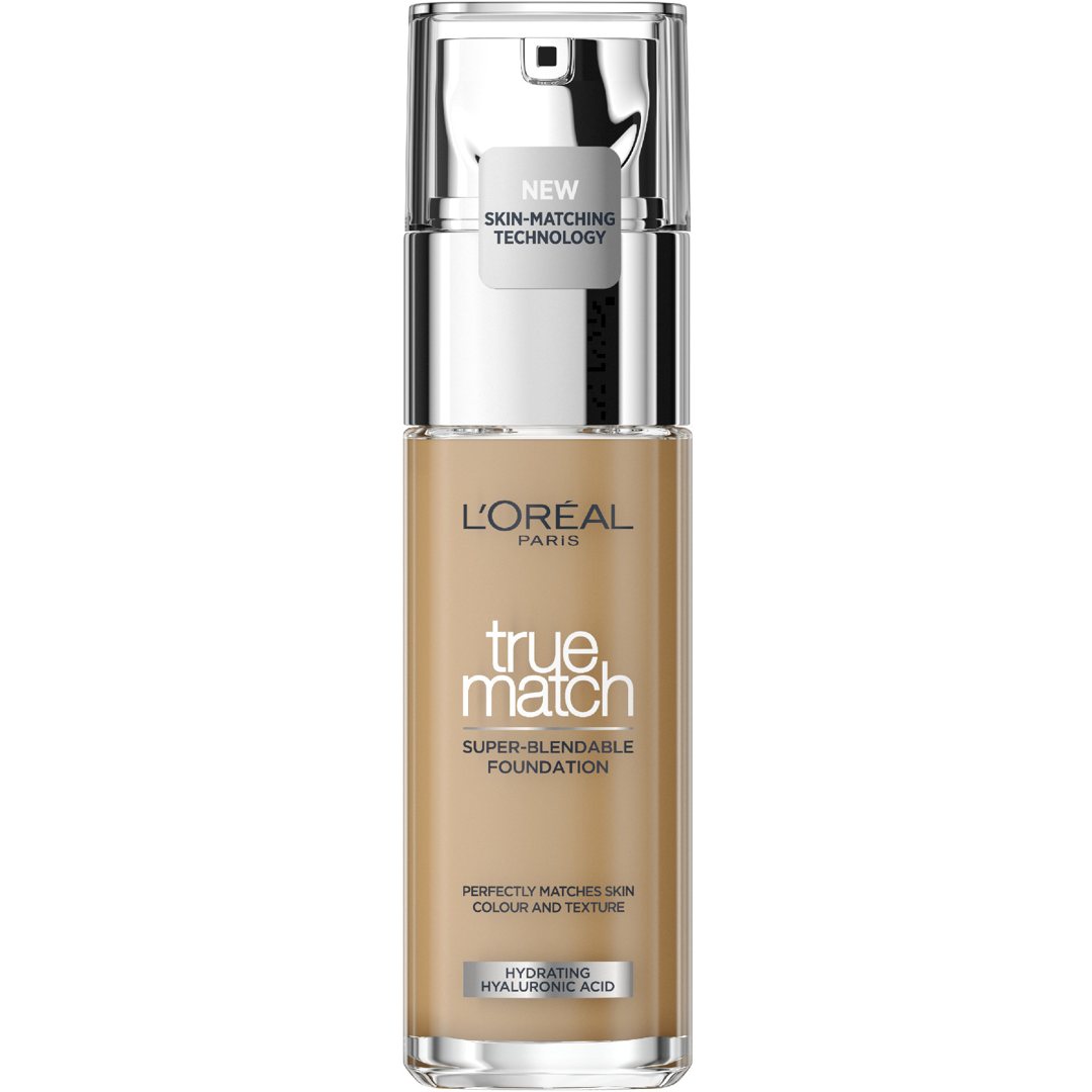 L'Oréal Paris True Match Foundation 30ml, 7.D Ambre Dore/Golden Amber foundation