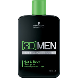 3D Men Hair & Body Shampoo