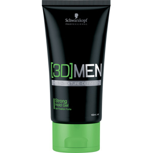 3D Men Strong Hold Gel 150ml