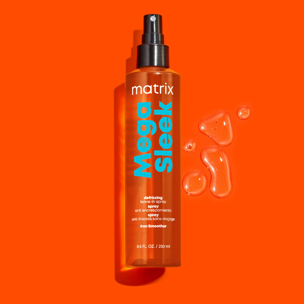 Mega Sleek Iron Smoother Defrizzing Leave-In Spray, 250ml