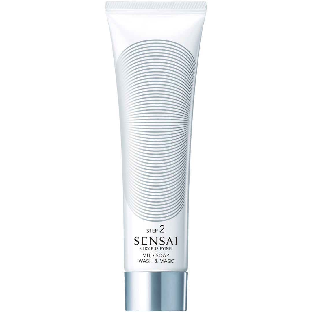 Sensai Silky Purifying Mud Soap (Wash & Mask), 125ml