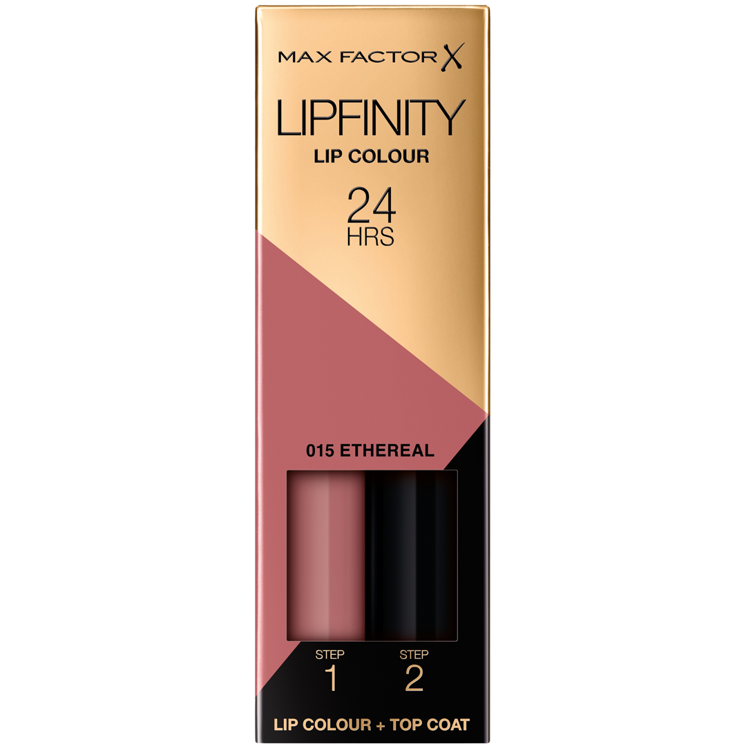 Max Factor Lipfinity 2-step Long Lasting Lipstick, 015 Ethereal, Huulipuna