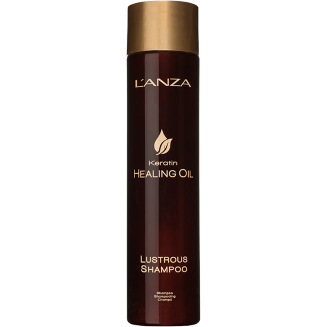LANZA Keratin Healing Oil Lustrous Shampoo, 300ml hårprodukter hårolja