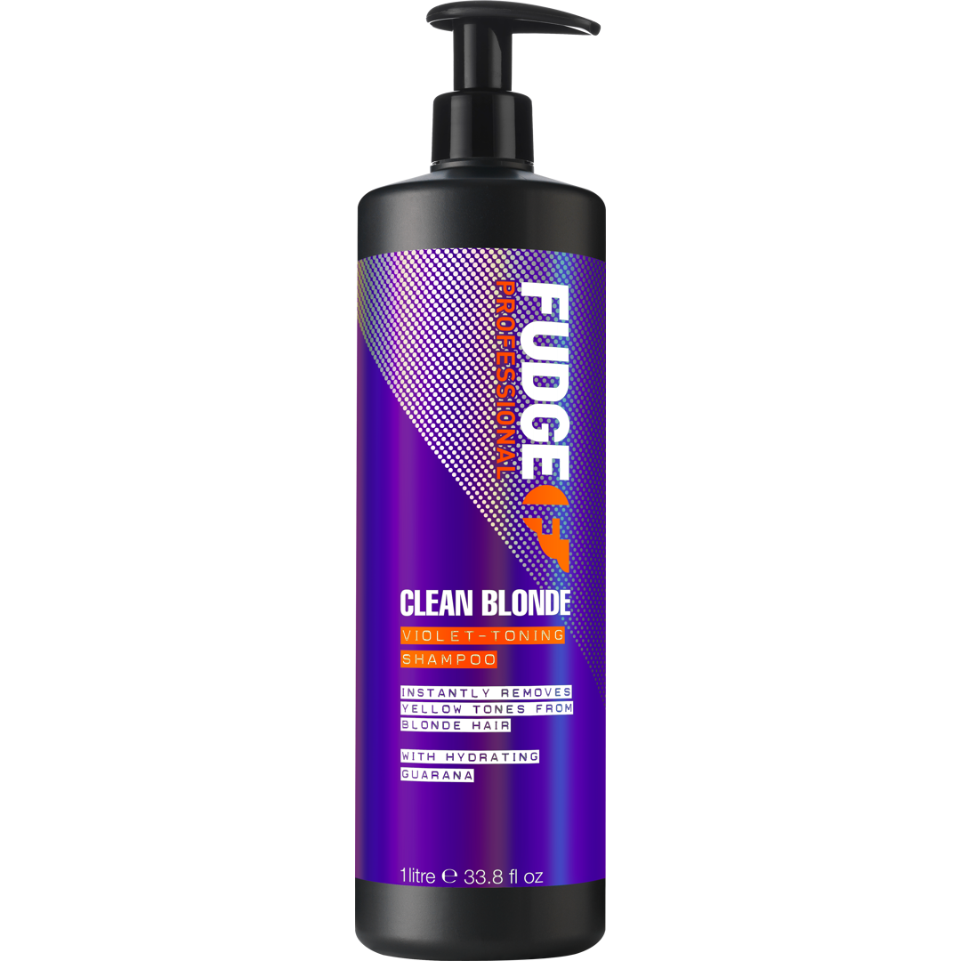 Fudge Clean Blonde Violet Toning Shampoo, 1000ml