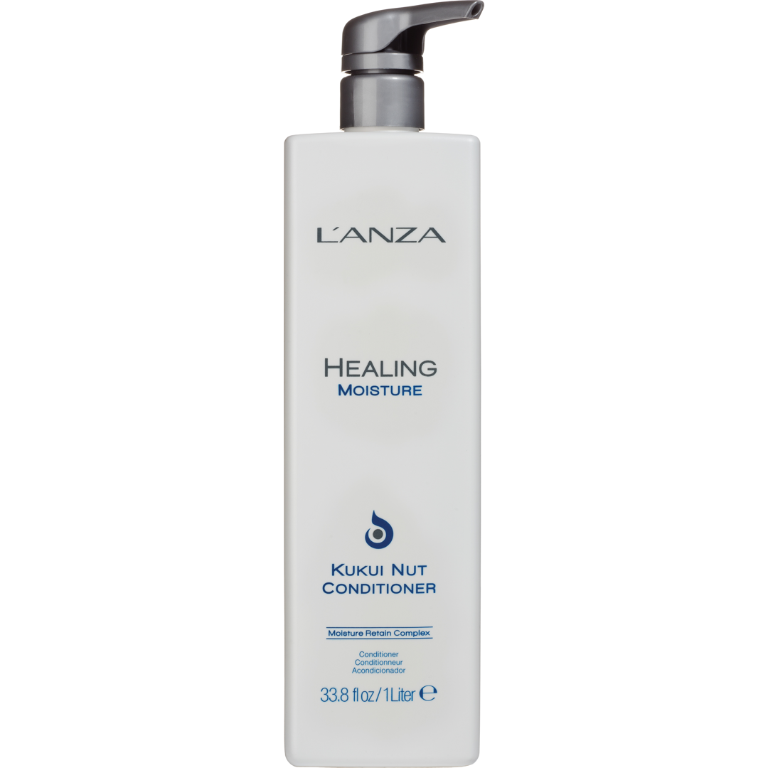 LANZA Healing Moisture Kukui Nut Conditioner, 1000ml hårprodukter balsam