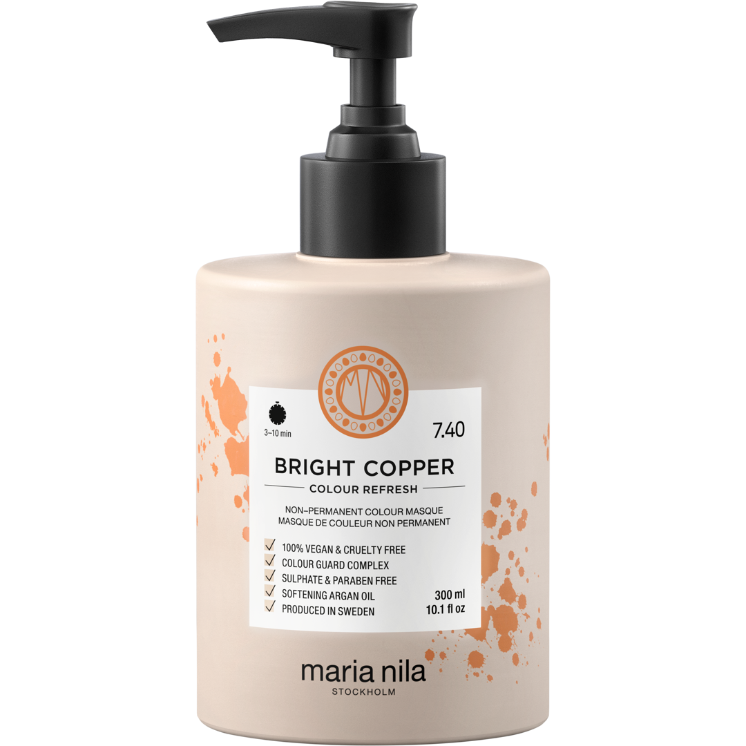 Maria Nila Colour Refresh, 300ml, Bright Copper hårinpackning