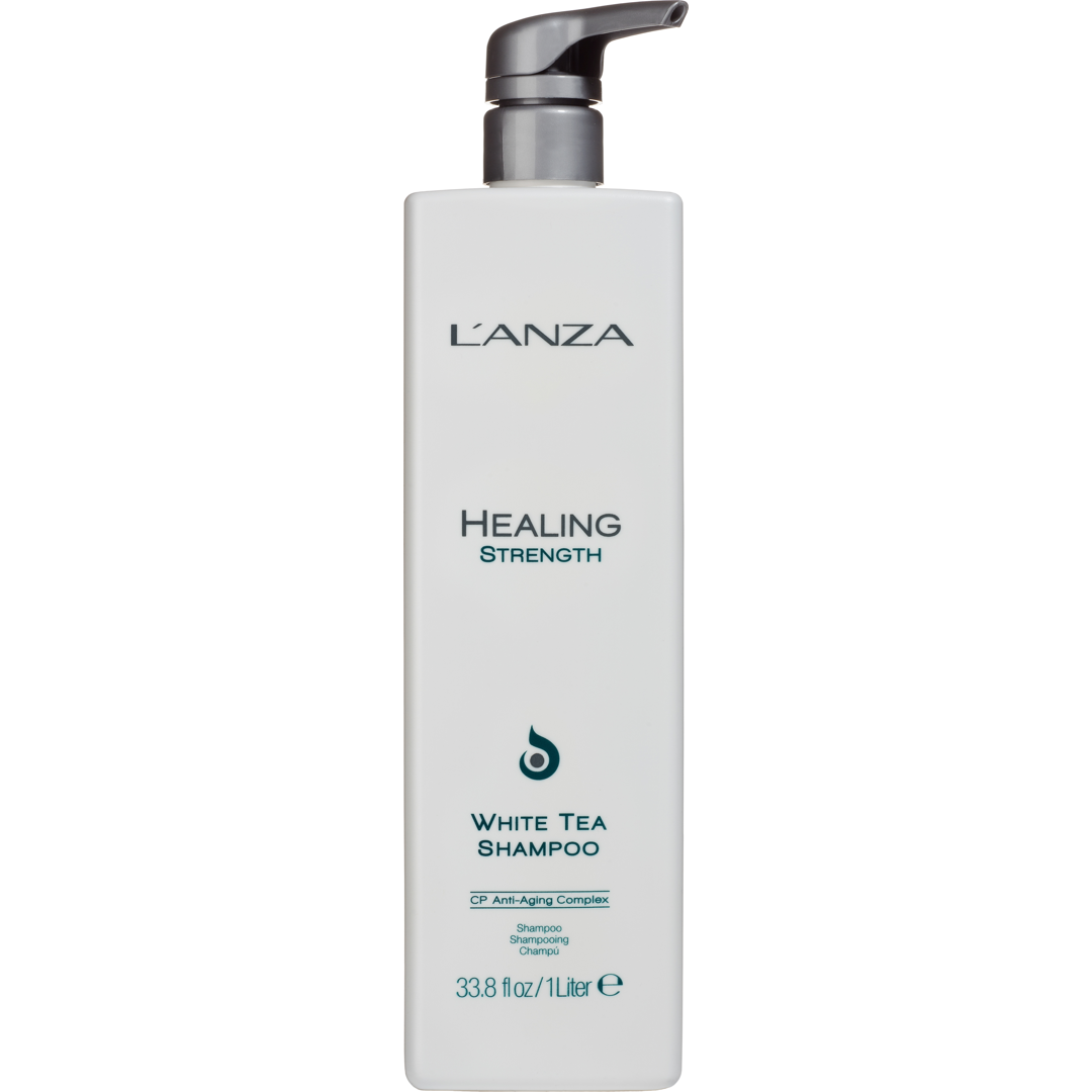 LANZA Healing Strength White Tea Shampoo, 1000ml hårprodukter
