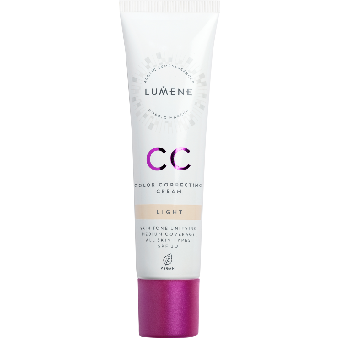 Lumene CC Color Correcting Cream, 30ml, Light foundation