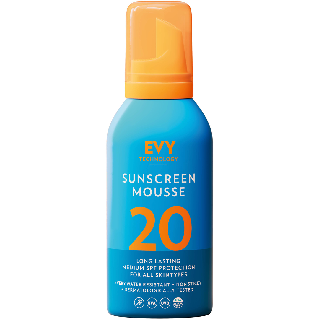 Evy Sunscreen Mousse SPF20, 150ml, Vitamin C solkräm