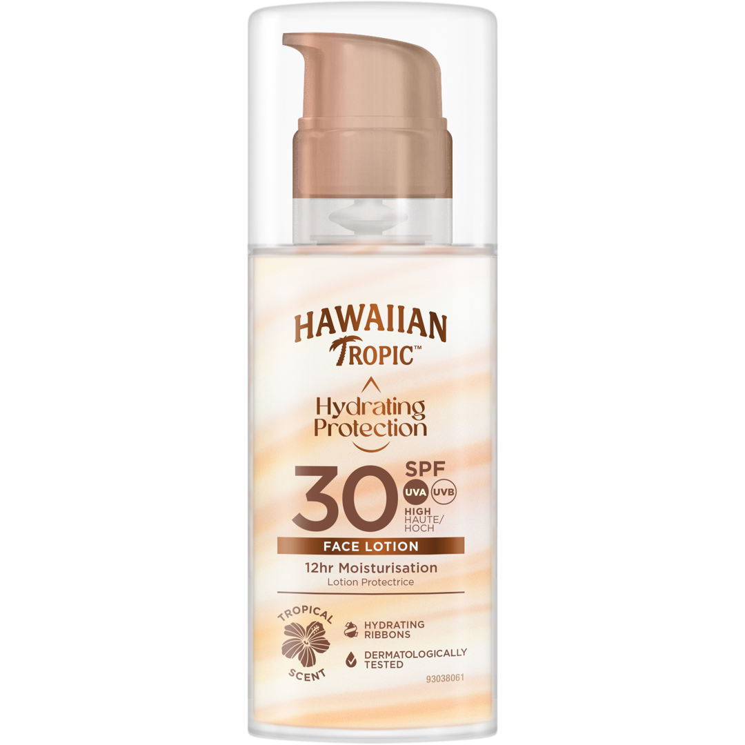 Hawaiian Tropic Hydrating Protection Face Lotion SPF30, 50ml