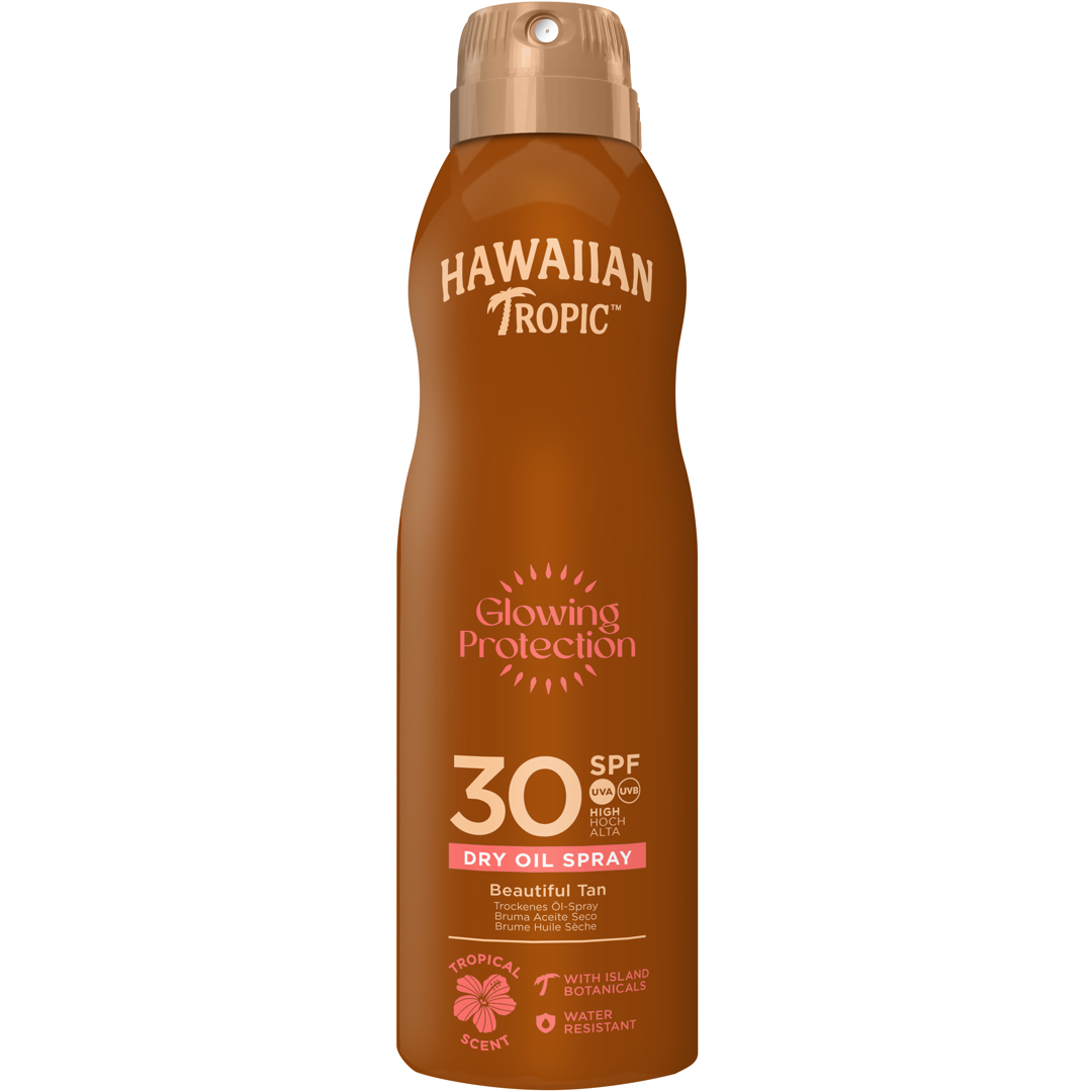 Hawaiian Tropic Glowing Protection Oil C-Spray SPF30, 180ml
