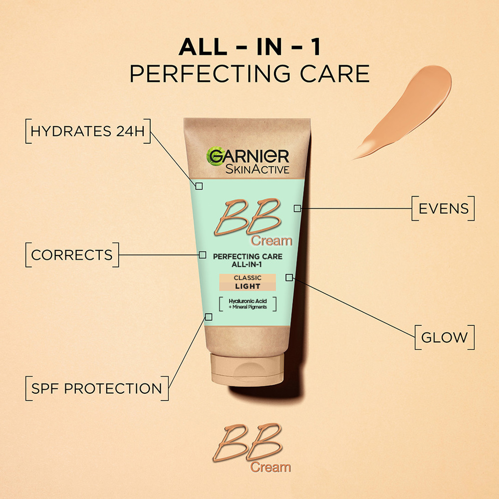 SkinActive BB Cream Classic Medium, 50ml