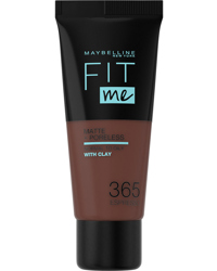 Fit Me Matte + Poreless Foundation, 365 Espresso