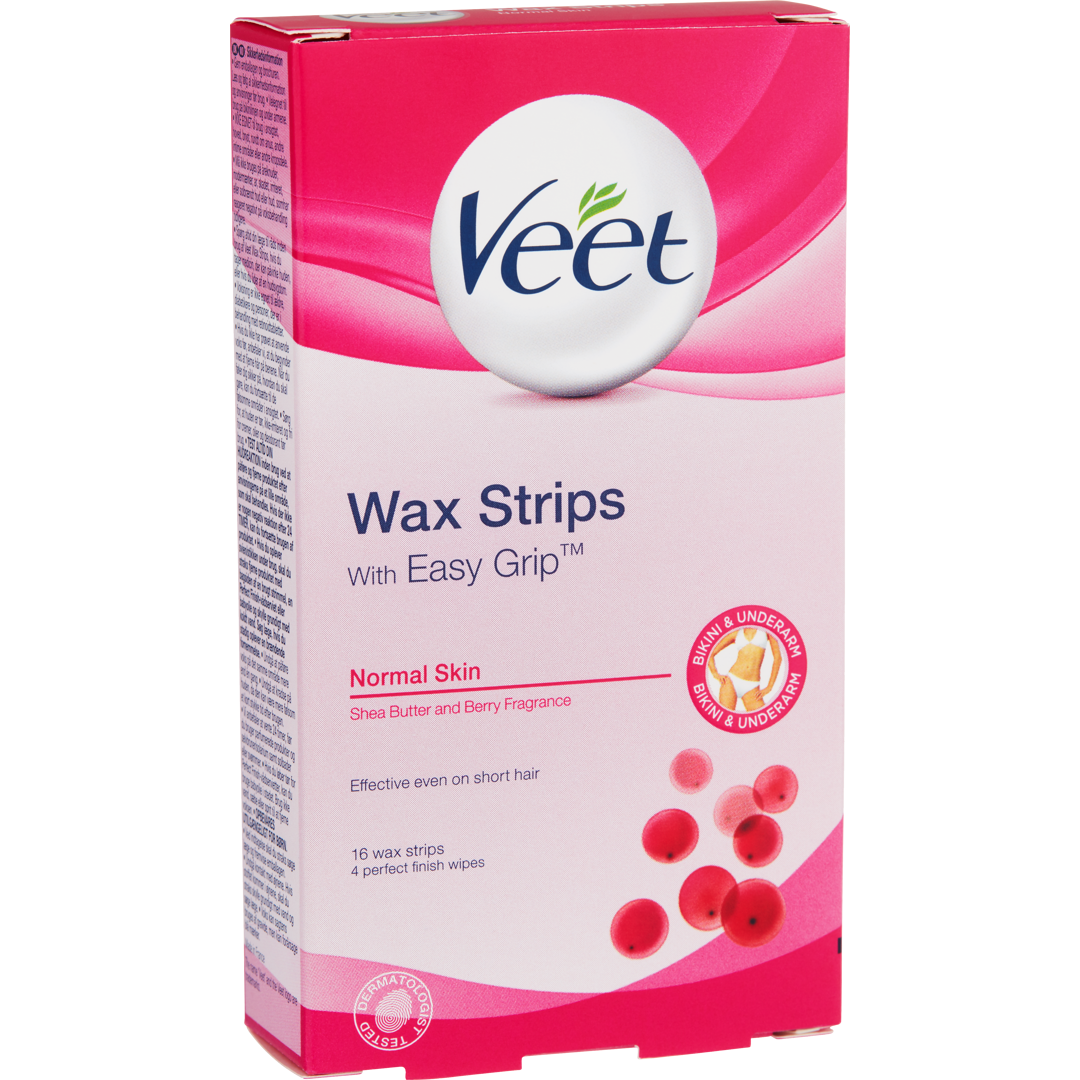 Veet Cold Wax Strips Bikini & Underarm, 16-Pack hårvax