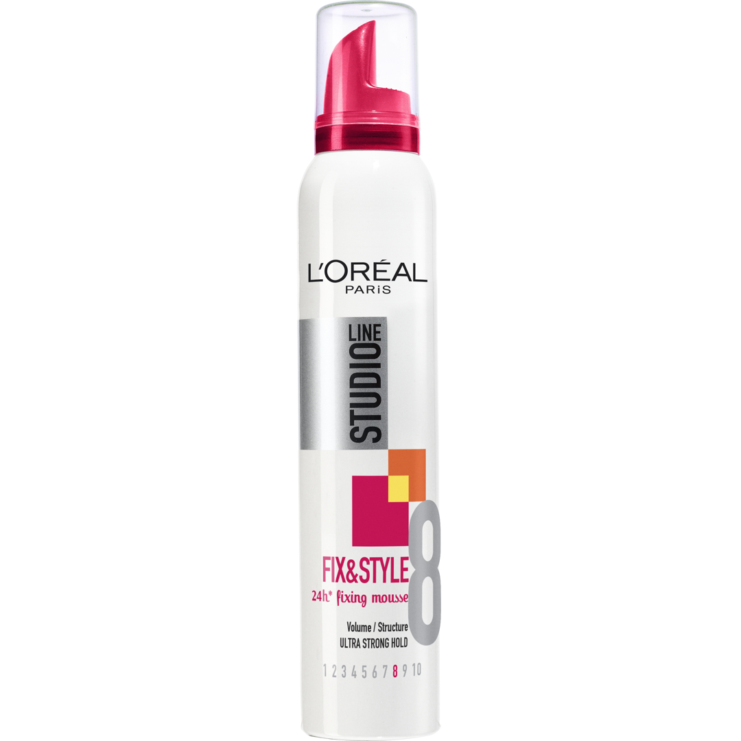 L'Oréal Paris Studio Line Fix & Style Ultra Strong Mousse, 200ml hårspray