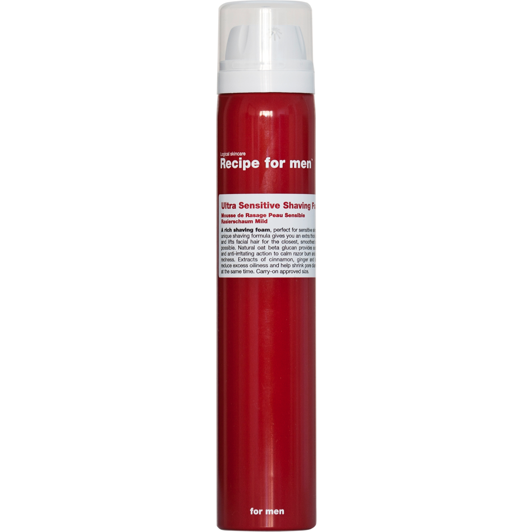 Recipe for Men Ultra Sensitive Shaving Foam, 100ml