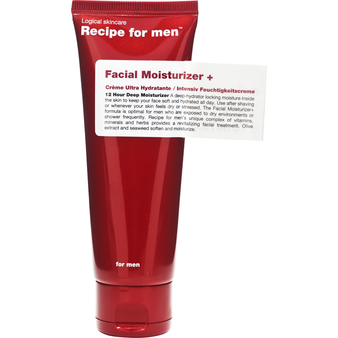 Recipe for Men Facial Moisturizer+, 75ml Ansiktskräm / Dagkräm