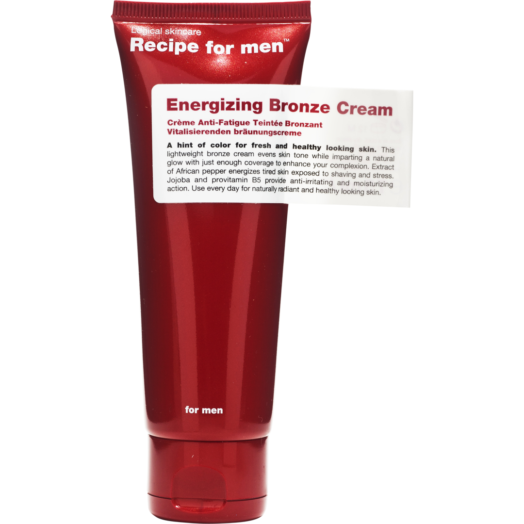 Recipe for Men Enerigizing Bronze Cream, 75ml