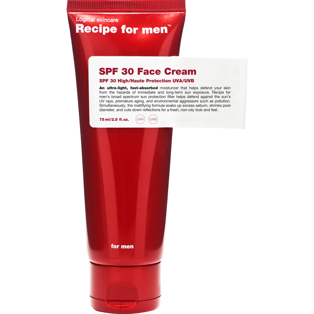 Recipe for Men SPF30 Face Cream, 75ml