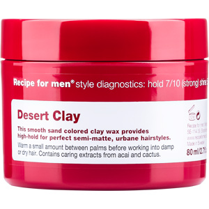 Recipe for Men Dessert Clay Wax 80 ml