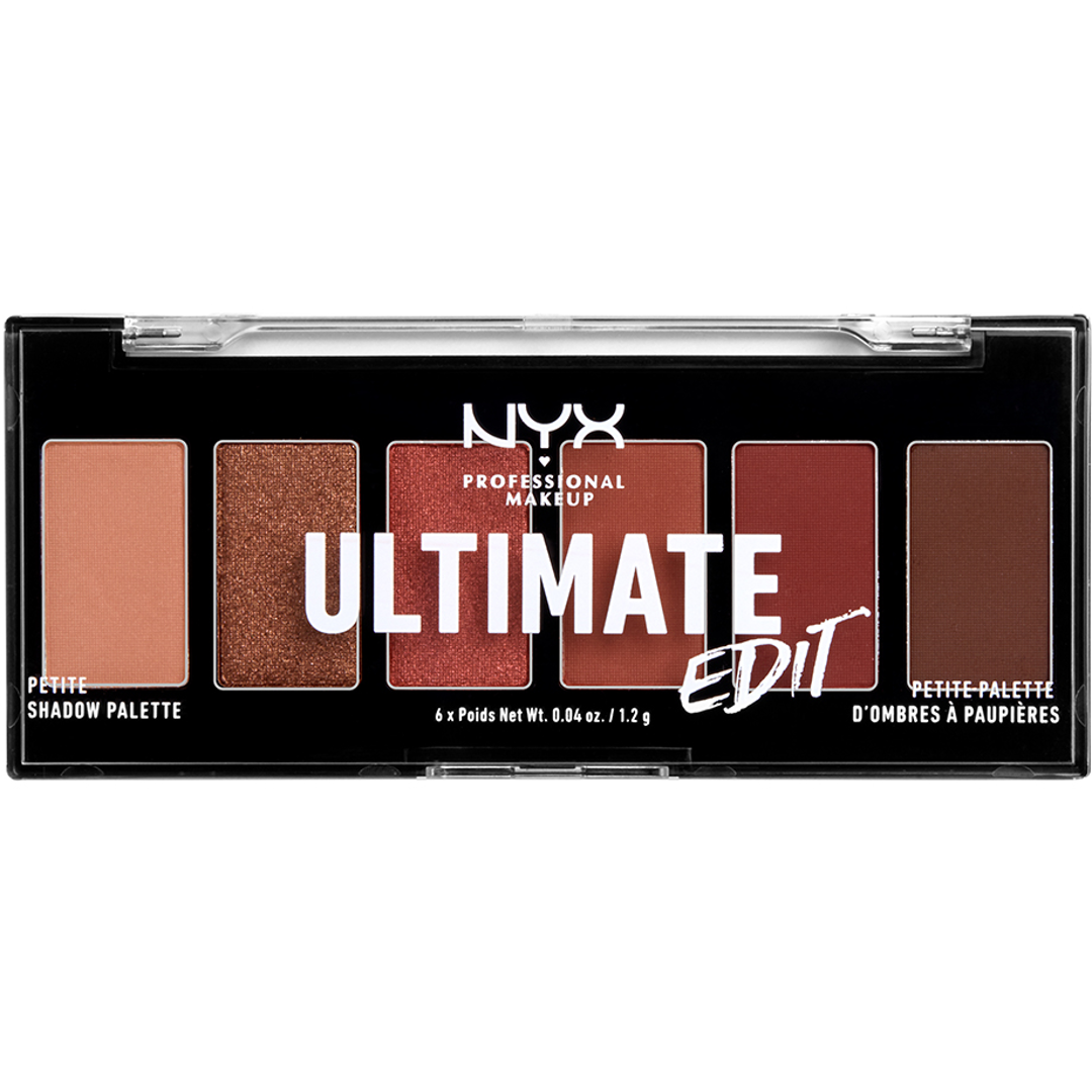 NYX Professional Makeup Ultimate Shadow Palette Petit Edition, Warm Neutrals