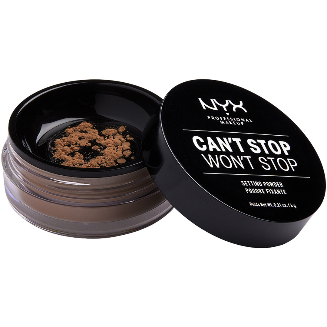 NYX Can't Stop Won't Stop Setting Powder, Medium/Deep