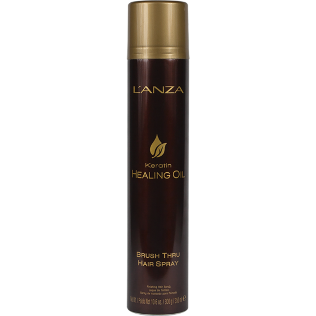 LANZA Keratin Healing Oil Brush Thru Hair Spray, 350ml hårprodukter hårspray hårolja