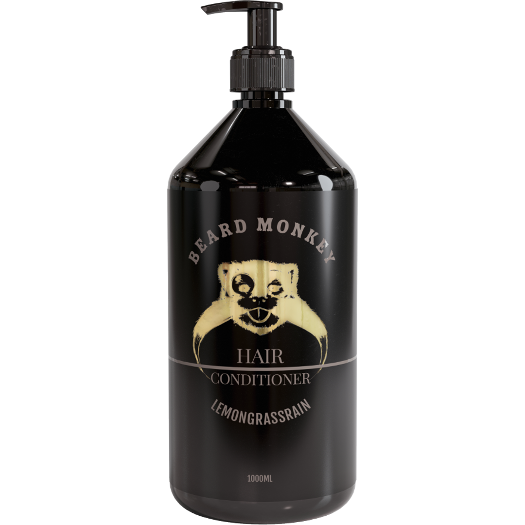 Beard Monkey Hair Conditioner - Lemongrass Rain, 1000ml, Hoitoaine