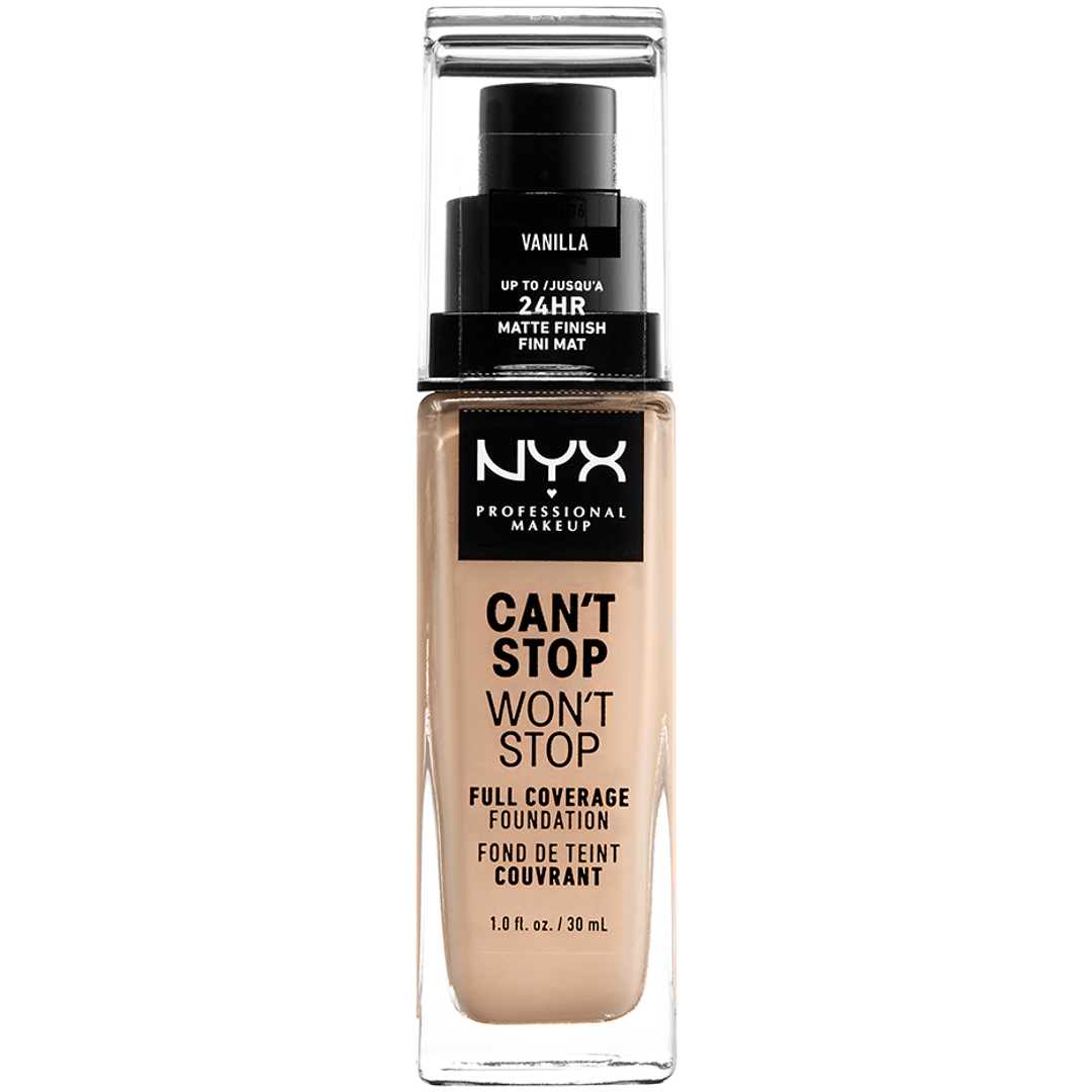 NYX Can't Stop Won't Stop Foundation, Vanilla foundation