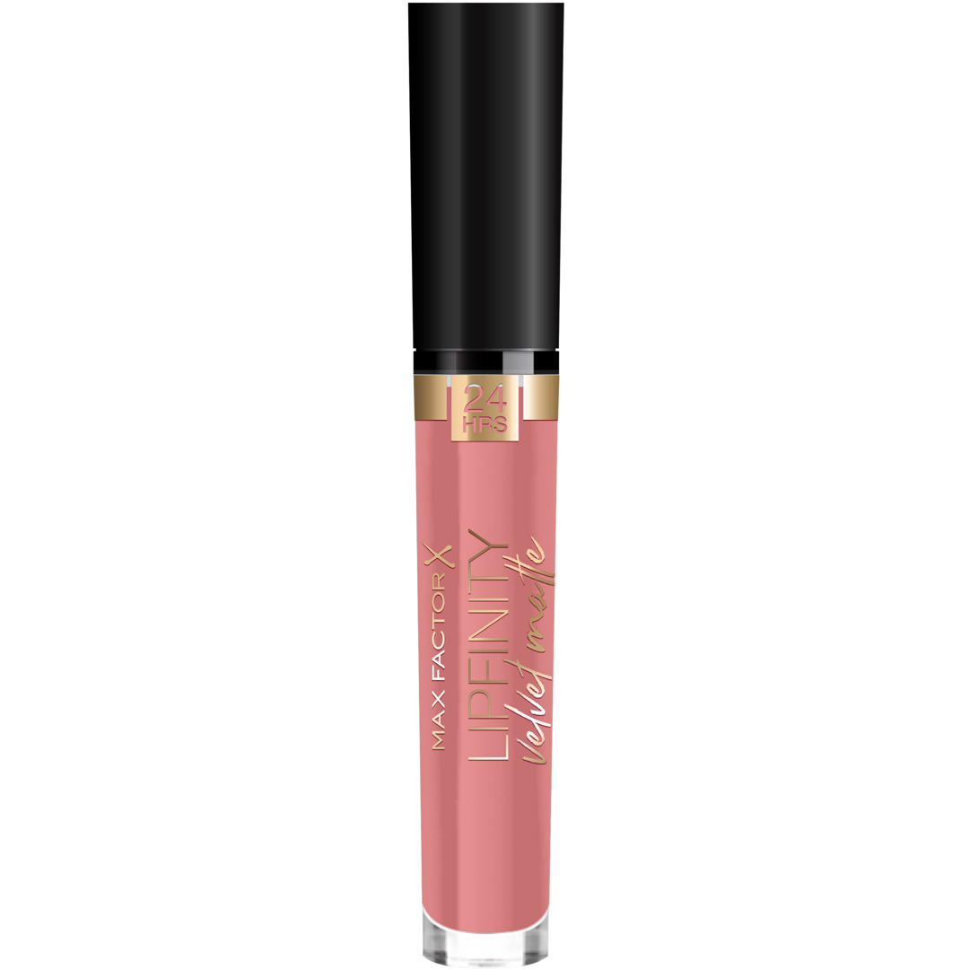 Max Factor Lipfinity Velvet Matte Liquid Lip, 45 Posh Pink, Huulipuna