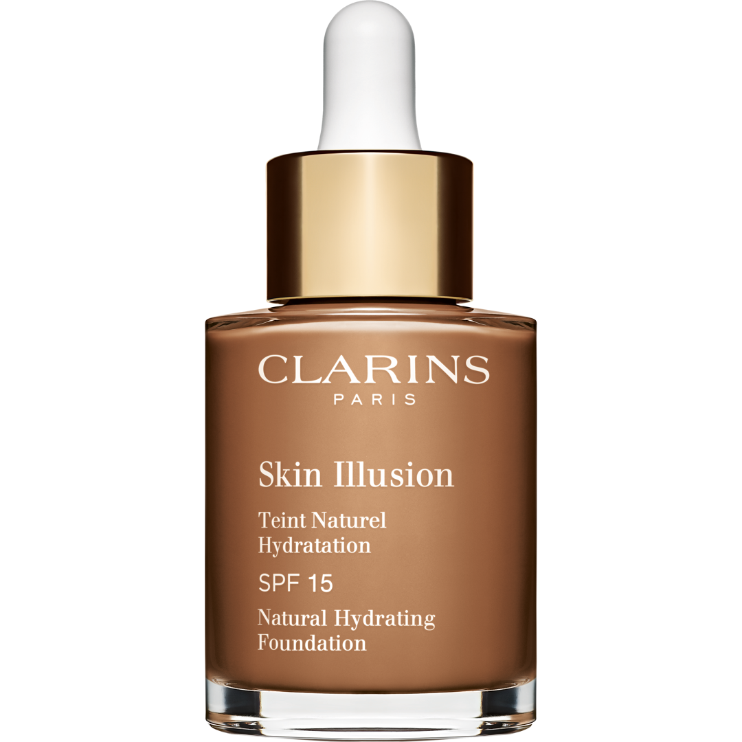 Clarins Skin Illusion Natural Hydrating Foundation SPF15 30ml, 115 Cognac, Meikkivoide
