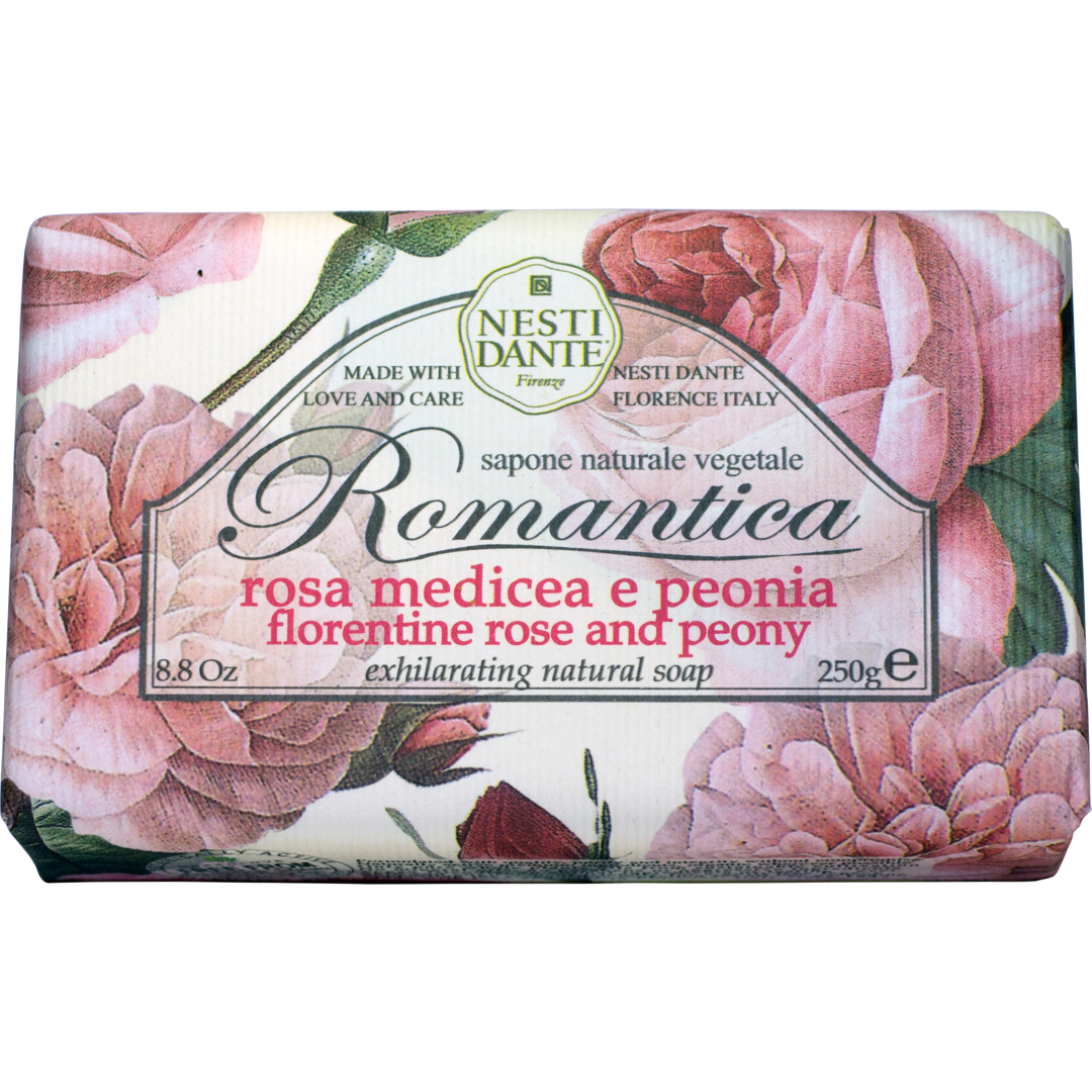 Nesti Dante Romantica Florentine Rose Peony Soap, 250g