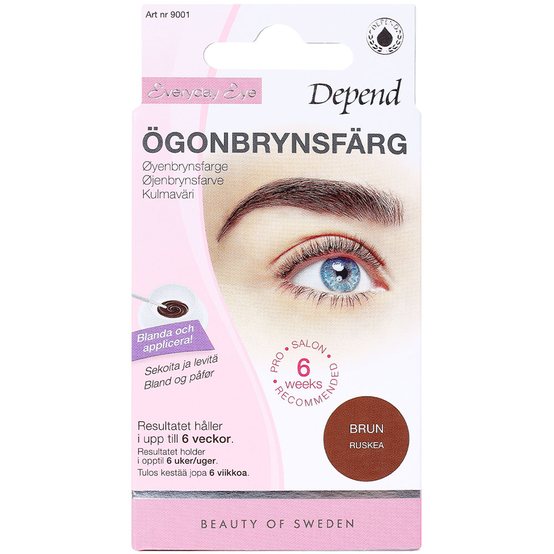 Depend Everyday Eye Eyebrow Colour, Brown