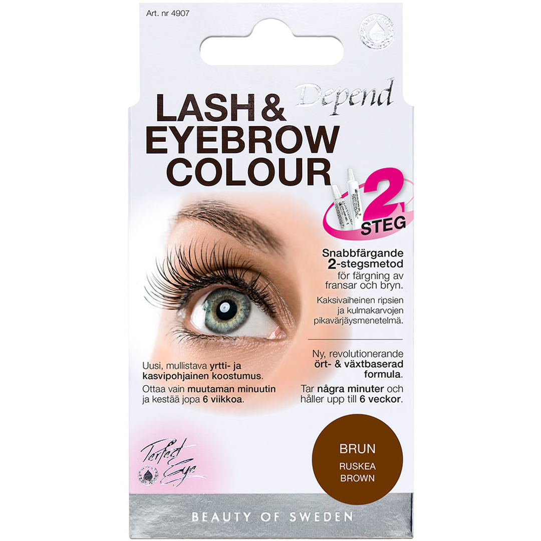 Depend Lash & Eyebrow Colour, Brown, Kulmaväri