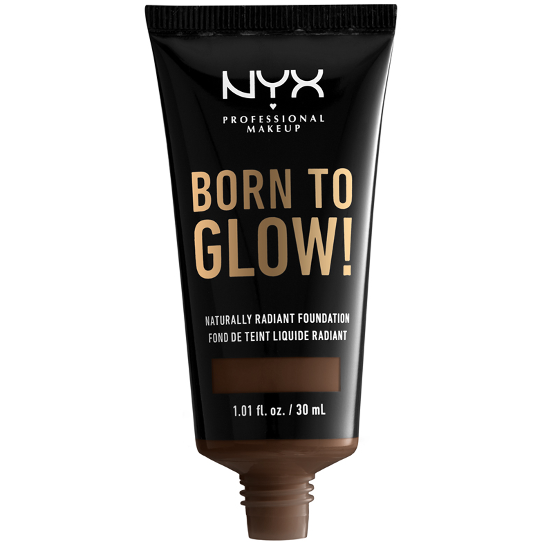 NYX Born To Glow Naturally Radiant Foundation, Warm Walnut foundation