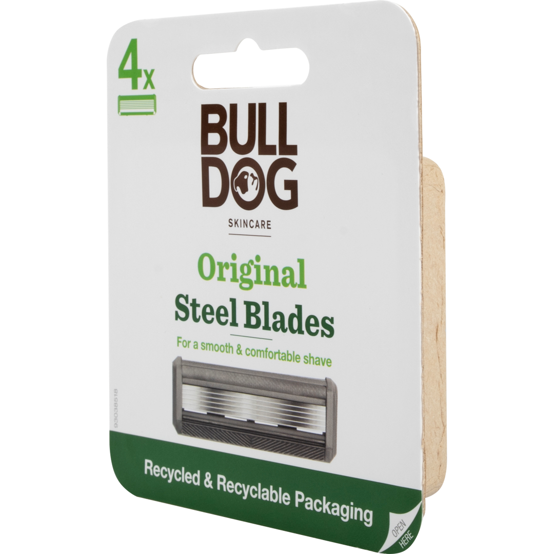 Bulldog Original Steel Blades 4-Pack