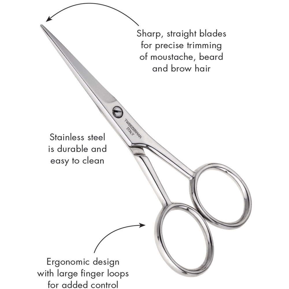 Moustache Scissors & Comb