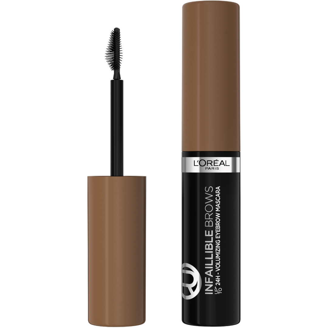 L'Oréal Paris Infaillible Brows 24H Volumizing Eyebrow Mascara, 5.0 Light Brunette