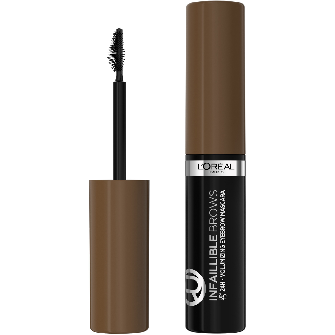 L'Oréal Paris Infaillible Brows 24H Volumizing Eyebrow Mascara, 3.0 Brunette