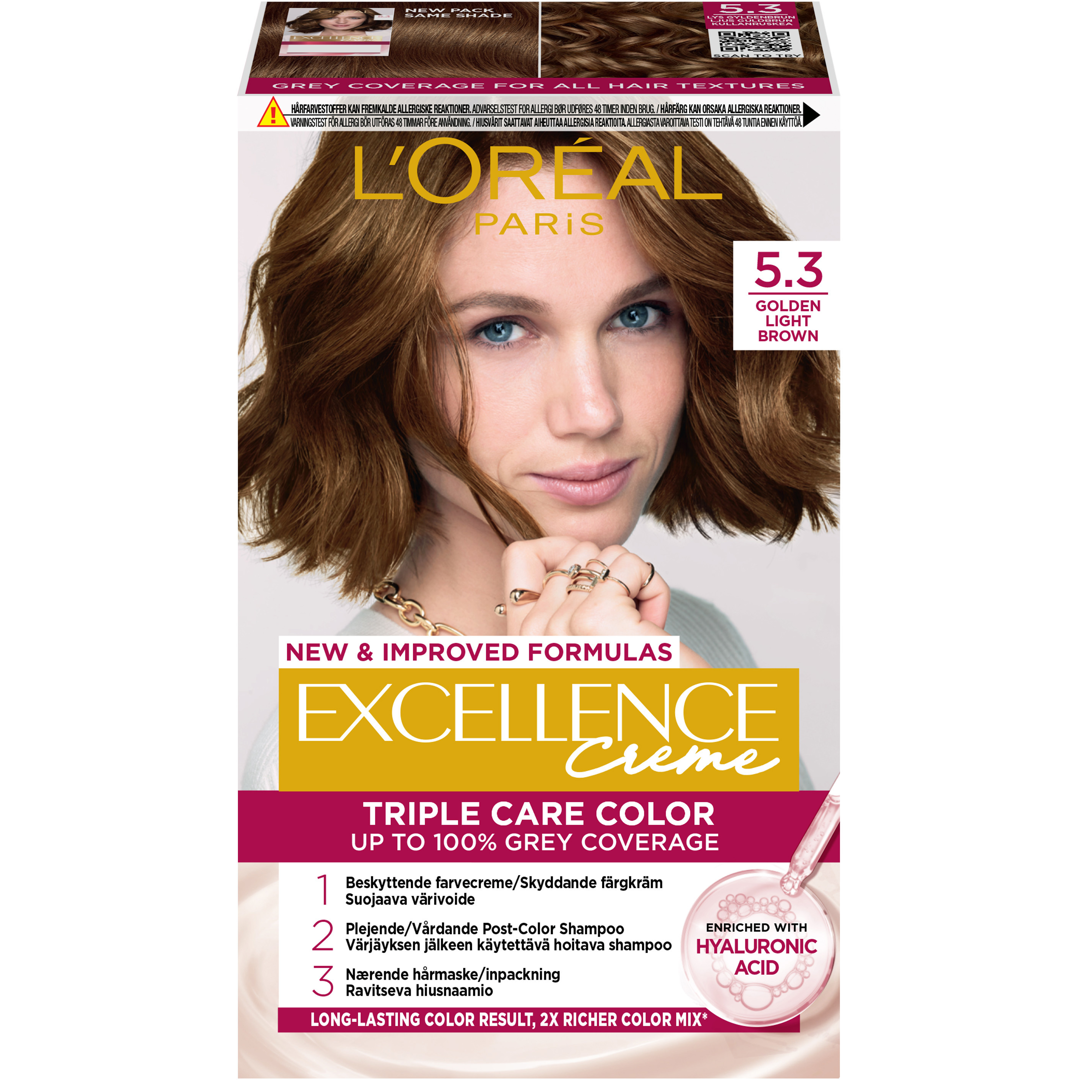 L'Oréal Paris Excellence, Light Gold Brown