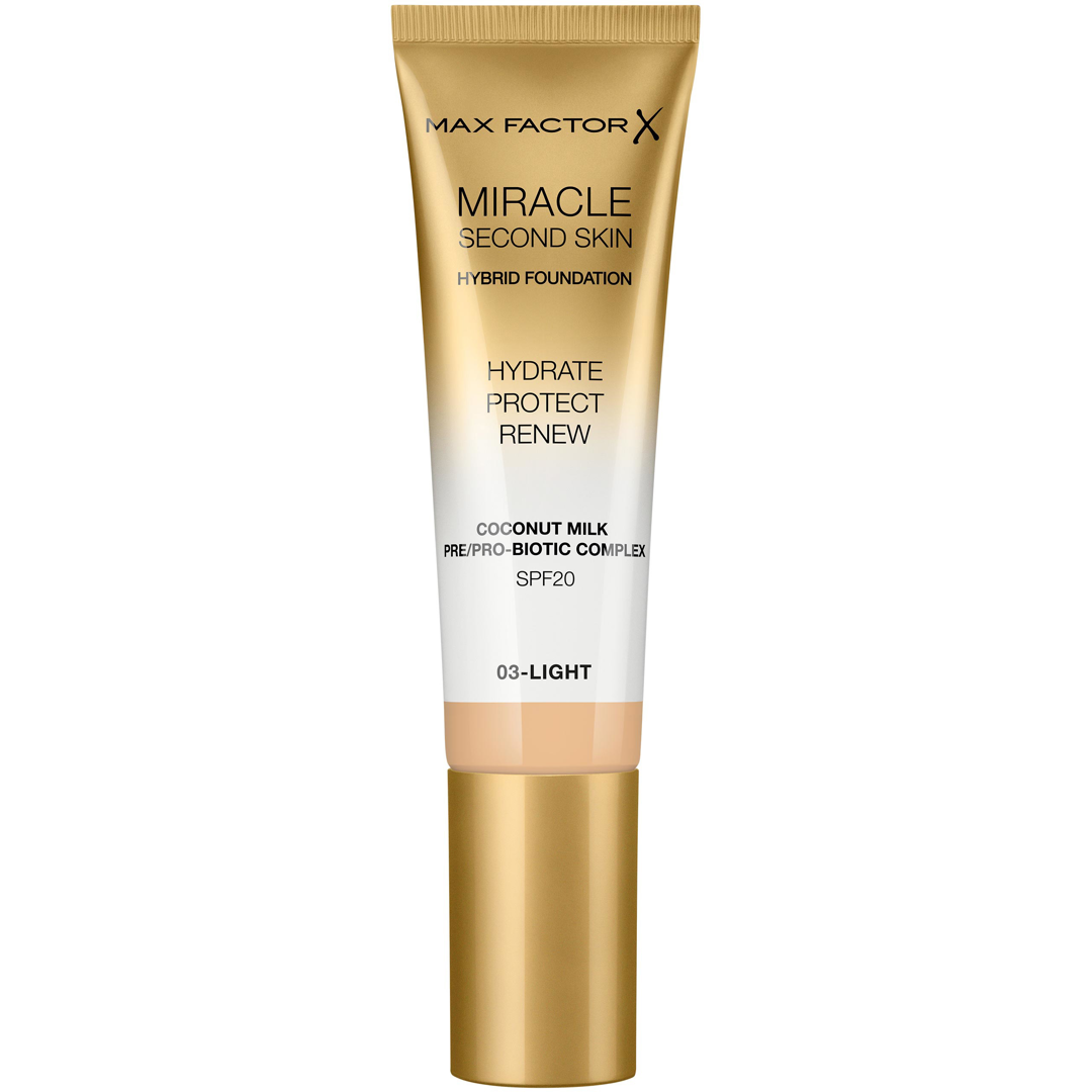 Max Factor Miracle Second Skin, 30ml, 03 Light