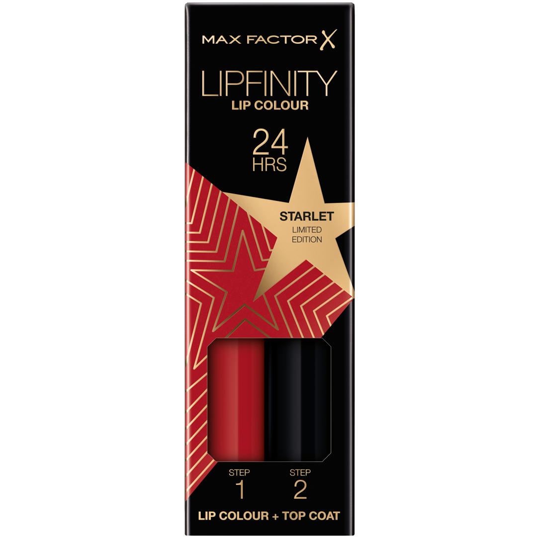 Max Factor Lipfinity 2-step Long Lasting Lipstick, 88 Starlet, Huulipuna
