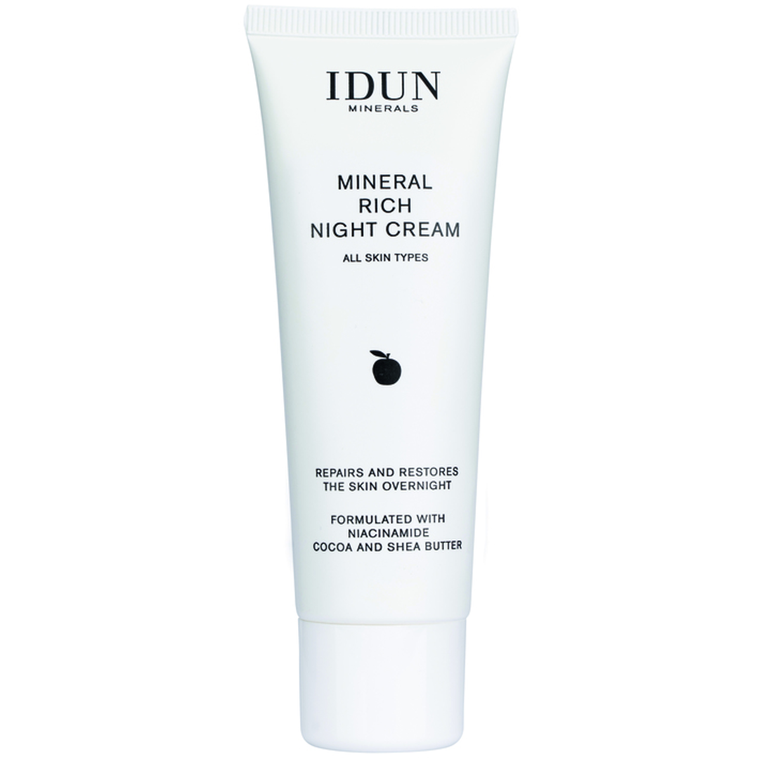 IDUN Minerals Mineral Rich Night Cream, 50ml, Yövoide, C-vitamiini