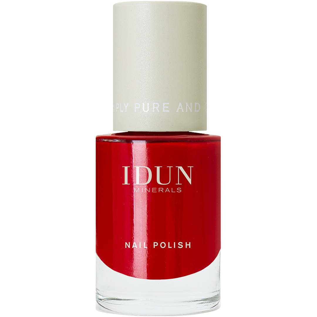 IDUN Minerals Nail Polish, 11ml, Rubin, Kynsilakka