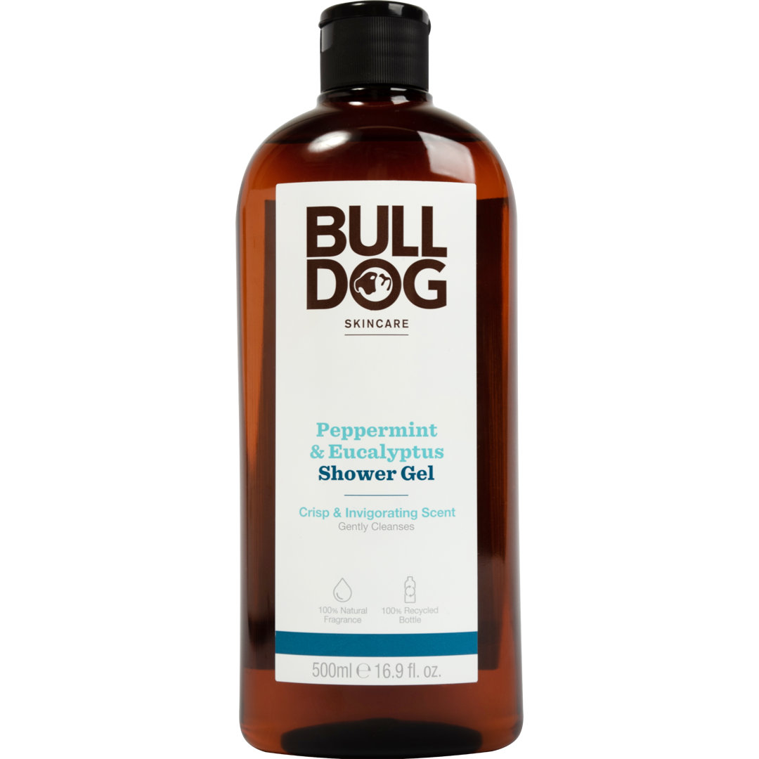 Bulldog Peppermint & Eucalyptus Shower Gel, 500ml, Suihkugeeli