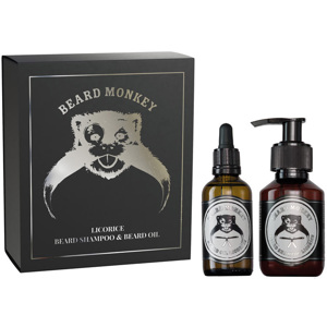 Licorice Set, Beard Shampoo 100ml + Oil 50ml