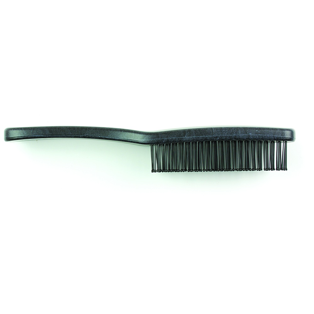 Mens Detangler Black Leather Brush