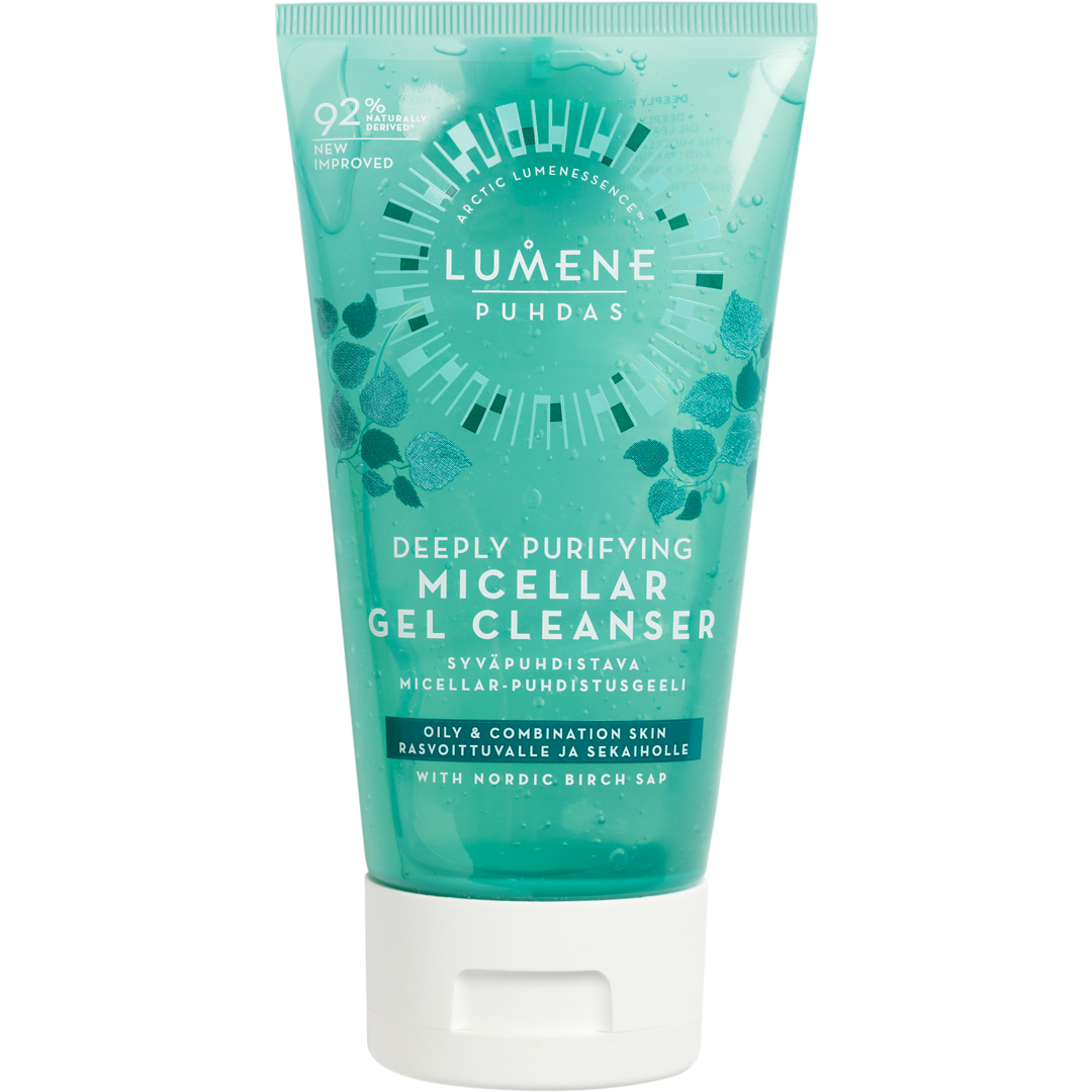 Lumene Puhdas Deeply Purifying Micellar Gel Cleanser, 150ml cleanser