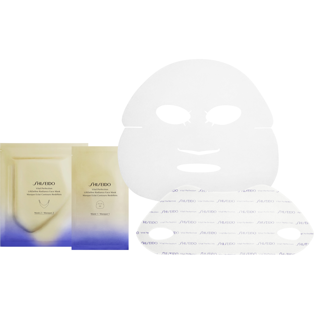Shiseido Vital Perfection Liftdefine Radiance Face Mask, 6stk, Kasvonaamio